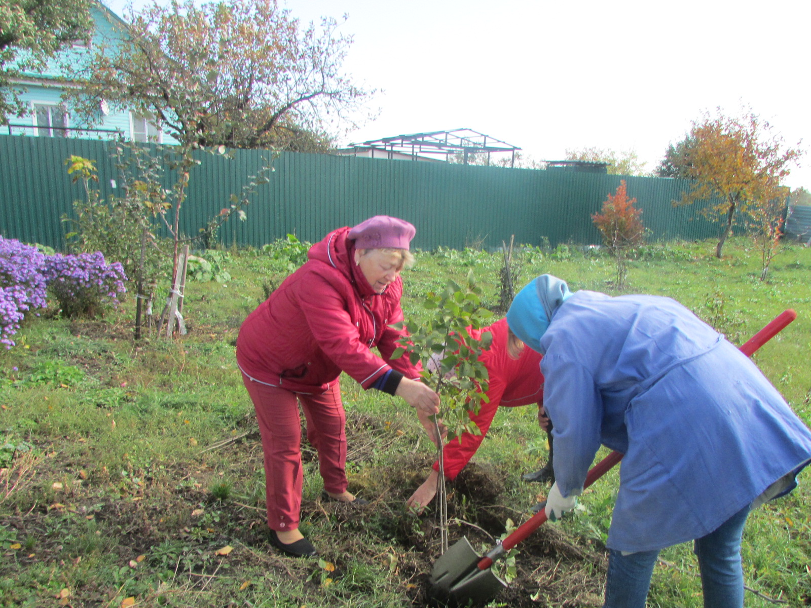 Субботник и посадка деревьев в с. Никольское Субботник и посадка деревьев в с. Никольское