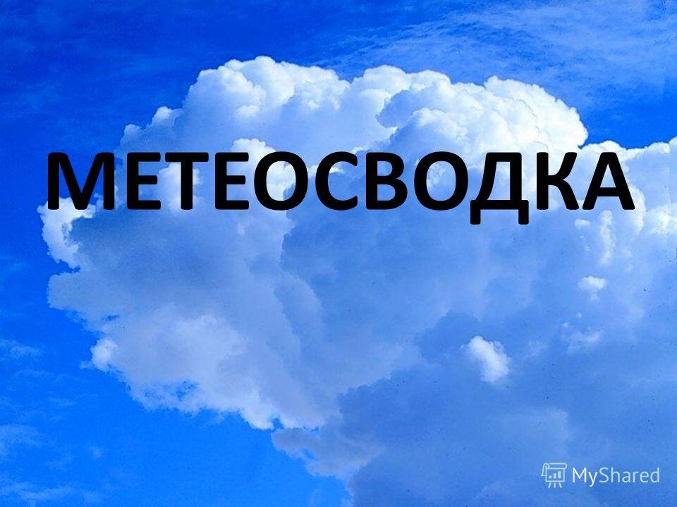 МЕТЕОСВОДКА
